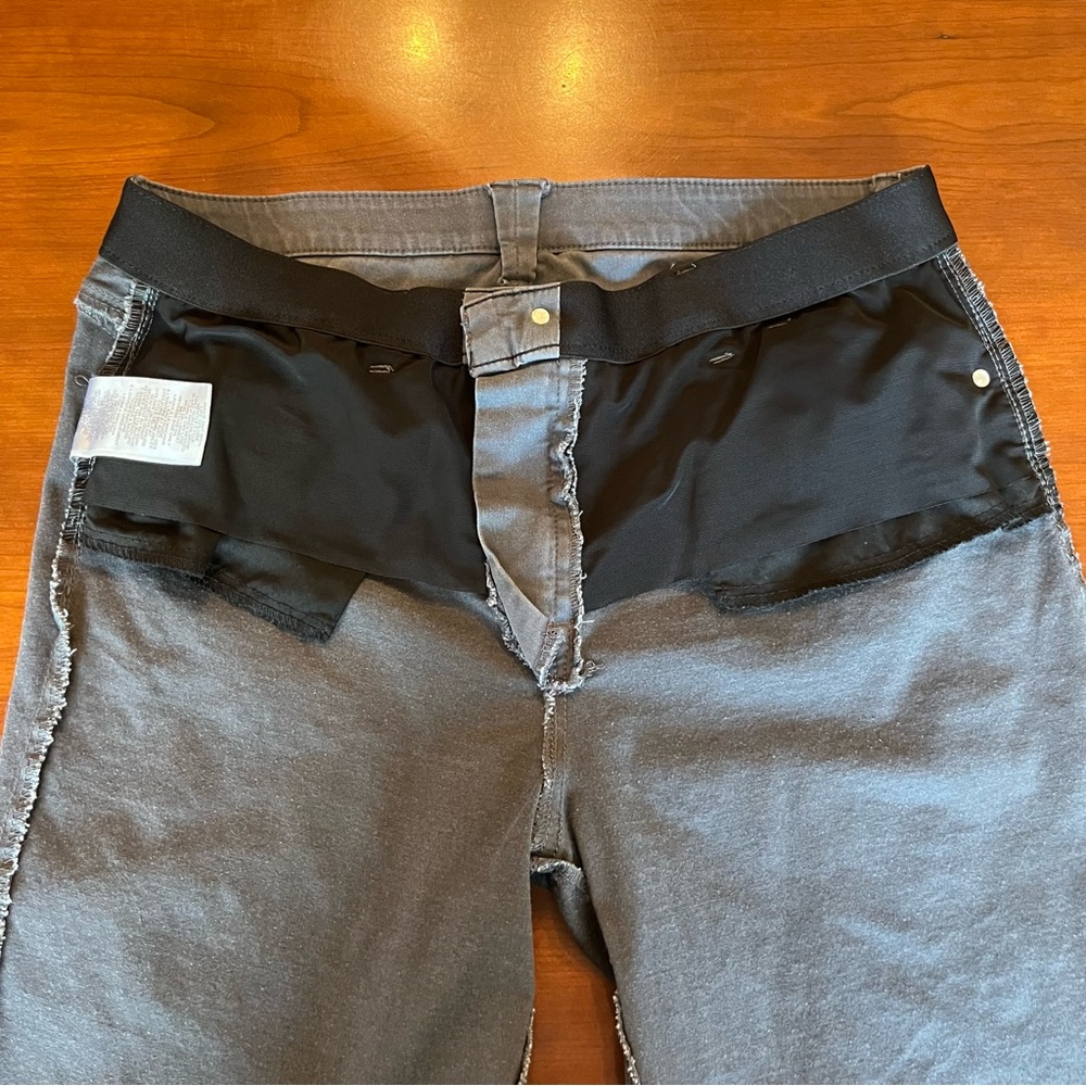 “Ab” Solution Jeans Ankle Skinny Wit & Wisdom gray pant Women’s Size 14 - Picture 5 of 13